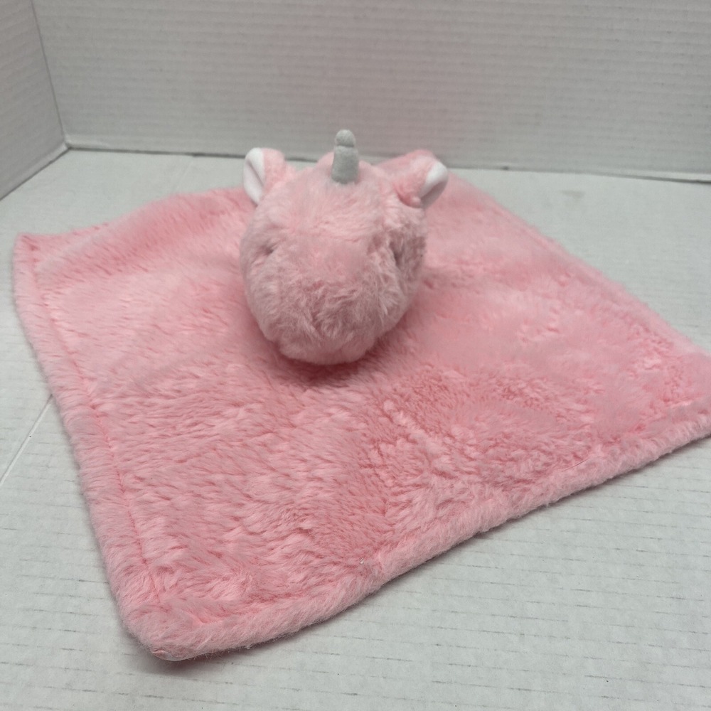 Parents Choice Pink Unicorn Lovey Plush Stuffed Walmart Security Blanket